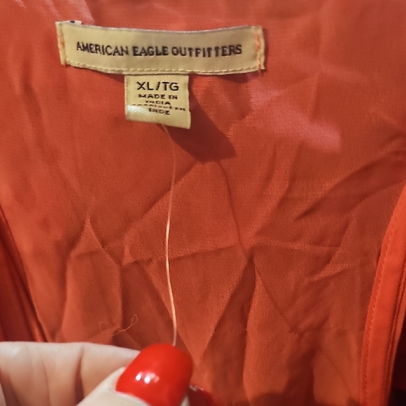 American Eagle Outfitters NWOT Women's Salmon Layered Sundress Size XLarge - Picture 2 of 7